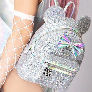 Holographic Sequin Minnie Mini Backpack